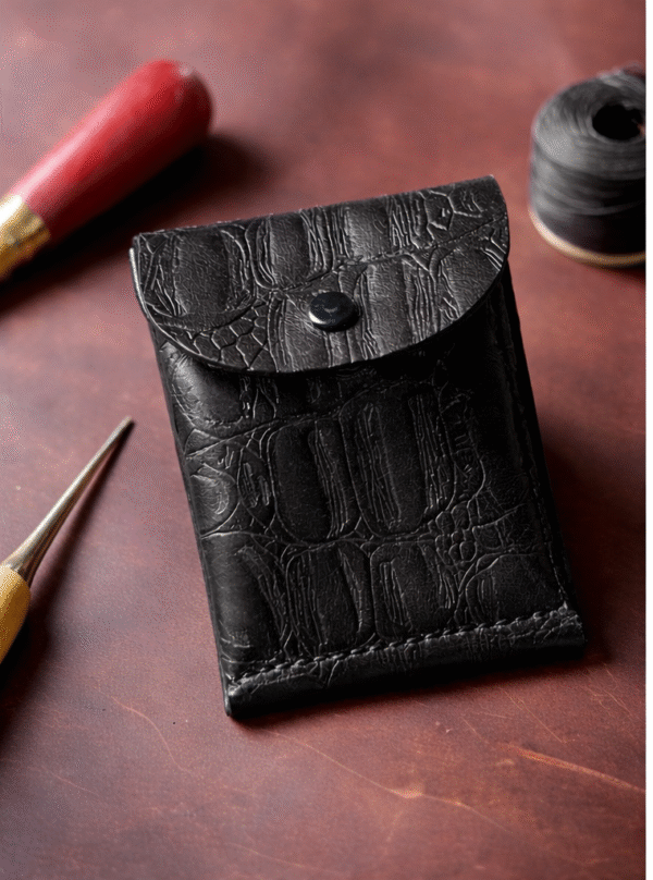 black wallet